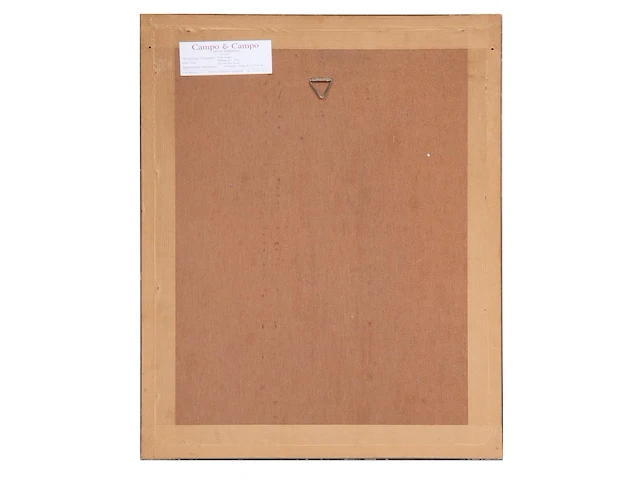 Floris jespers (1889-1965), 'makanga 2/2', 1952, charcoal drawing 50 x 40 cm. (19.67 x 15 3/4 in.), frame: 53.5 x 43.5 cm. (21.05 x 17.12 in.) - afbeelding 3 van  4