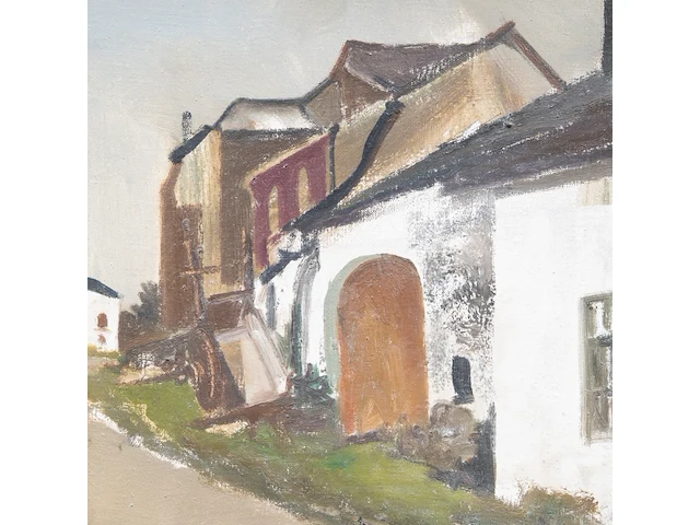 Floris jespers (1889-1965), view of an ardenese village, oil on canvas 50 x 67 cm. (19.67 x 26.37 in.), frame: 66 x 83 cm. (25.98 x 32.67 in.) - afbeelding 6 van  6