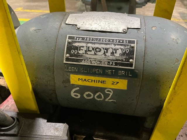 Flott 702,5 dubbelsteens slijpmachine - afbeelding 6 van  6