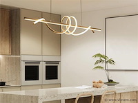 Flow led design armatuur goud - afbeelding 7 van  9