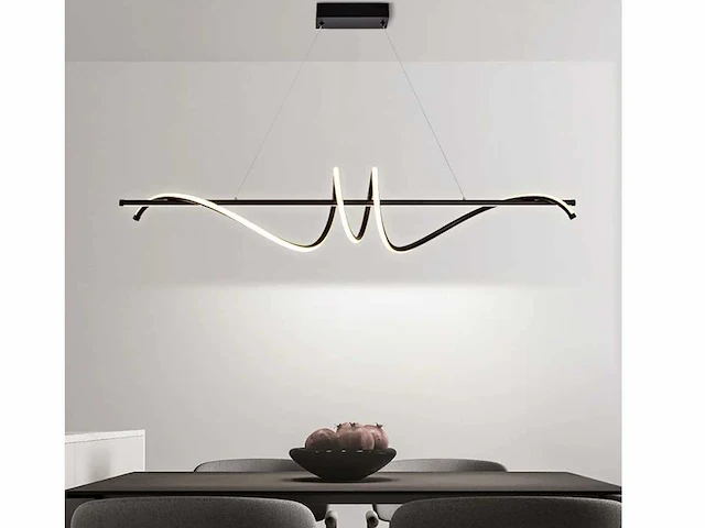 Flow led design armatuur zwart - afbeelding 6 van  8