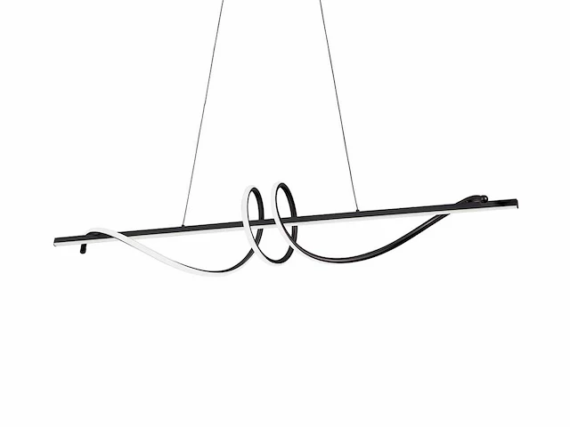 Flow led design armatuur zwart - afbeelding 2 van  8