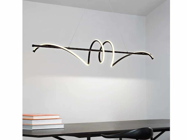 Flow led design armatuur zwart - afbeelding 5 van  8