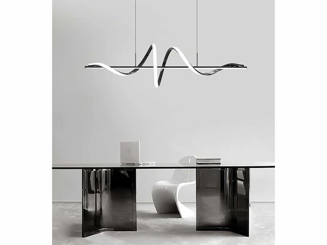 Flow led design armatuur zwart - afbeelding 6 van  8