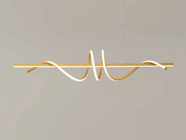 Flow led hanglamp goud - afbeelding 8 van  8