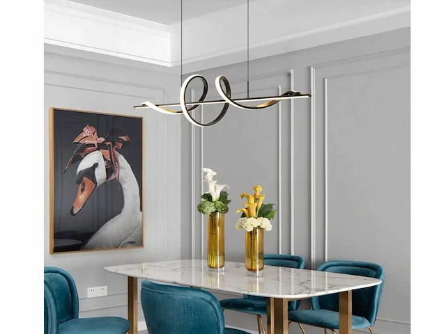 Flow led hanglamp zwart - afbeelding 8 van  8