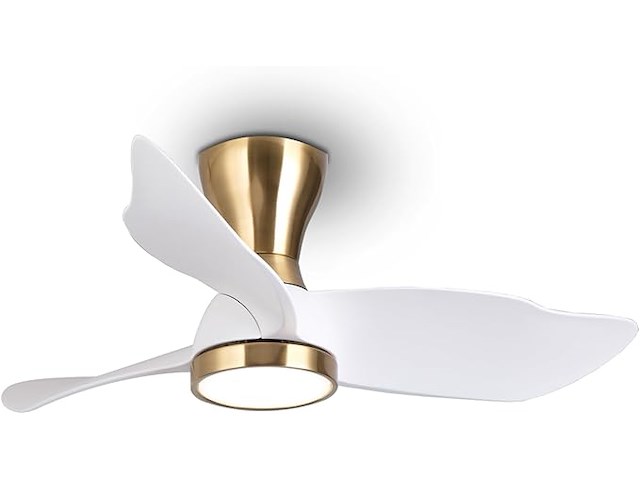 Flush mount modern dc low plafondventilator - afbeelding 1 van  4