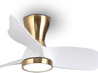 Flush mount modern dc low plafondventilator - afbeelding 1 van  4