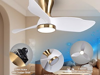 Flush mount modern dc low plafondventilator - afbeelding 2 van  4