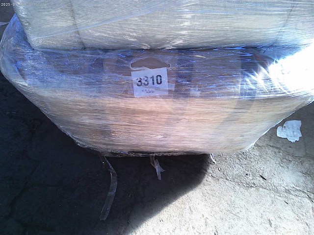 Fluwelen fauteuil - oker - afbeelding 3 van  3