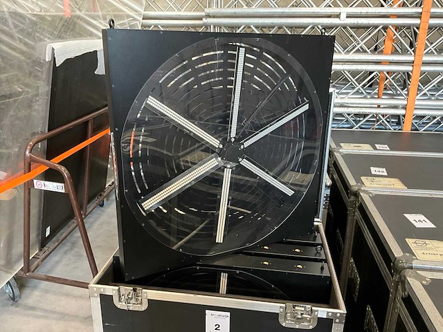 Fluxinova licht fan verlichte ventilator led (4x) - afbeelding 1 van  7