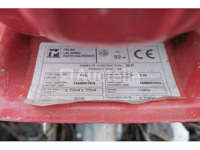 Fm t10 benzine tuinroer 1mb001eg - afbeelding 1 van  7