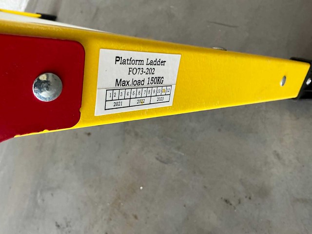 Fo73-202 platform ladder - afbeelding 5 van  6