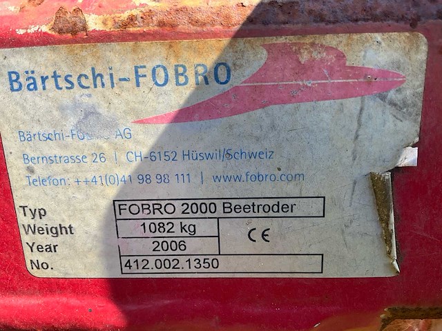 Fobro 2000 2006 schudlichter rooier boomkwekerij - afbeelding 2 van  10