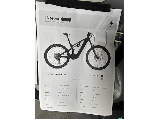 Focarini nerone elektrische mountainbike ongebruikt - afbeelding 3 van  11