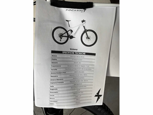 Focarini veleno elektrische mountainbike ongebruikt - afbeelding 2 van  10