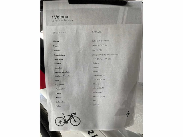 Focarini veloce elektrische racefiets ongebruikt - afbeelding 9 van  9
