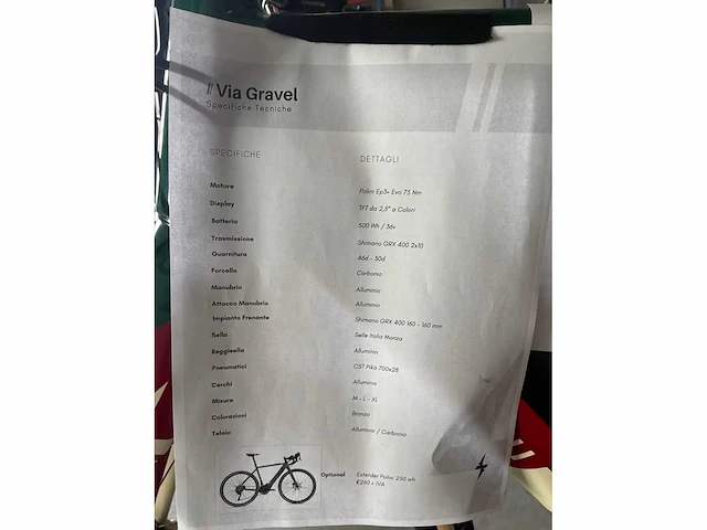 Focarini via gravel elektrische racefiets ongebruikt - afbeelding 2 van  10