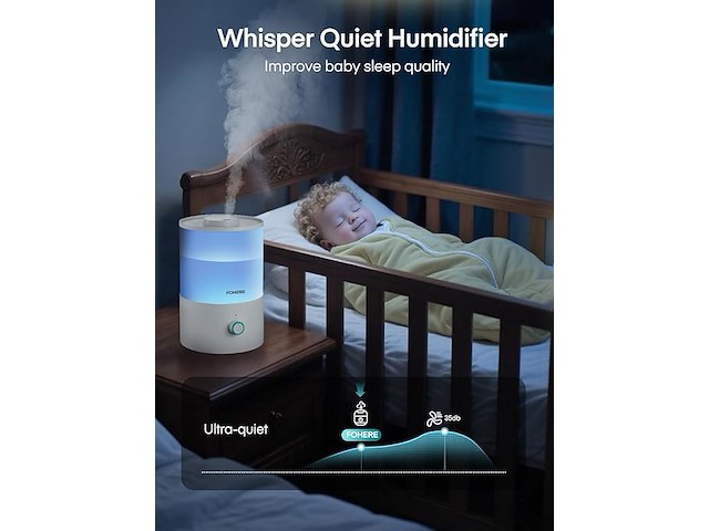 Fohere luchtbevochtiger (3,2 liter) - afbeelding 2 van  6