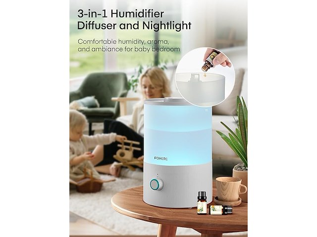 Fohere luchtbevochtiger (3,2 liter) - afbeelding 4 van  6