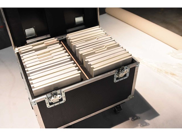 Foldable led par cover white - various staging (12x) - afbeelding 2 van  4