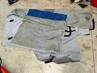 Foldable rib frib360 rubberboot met evinrude 35 pk, minn kota elektromotor en trailer - afbeelding 18 van  20