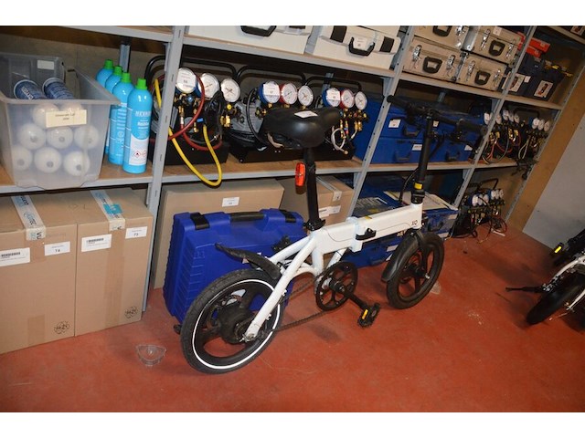 Folding e-bike xqisit x-160 zonder lader en zonder sleutel, gebruikt (b436) - afbeelding 12 van  13