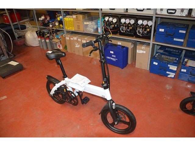 Folding e-bike xqisit x-160 zonder lader met sleutel (b436) - afbeelding 2 van  15