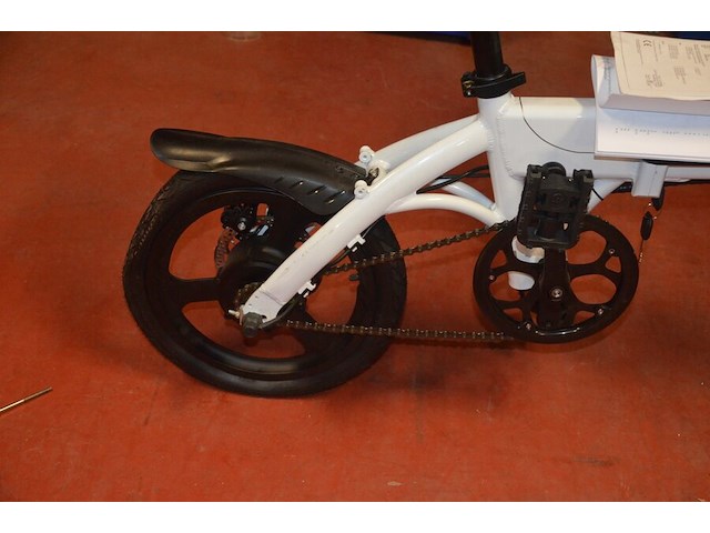 Folding e-bike xqisit x-160 zonder lader met sleutel (b436) - afbeelding 7 van  15