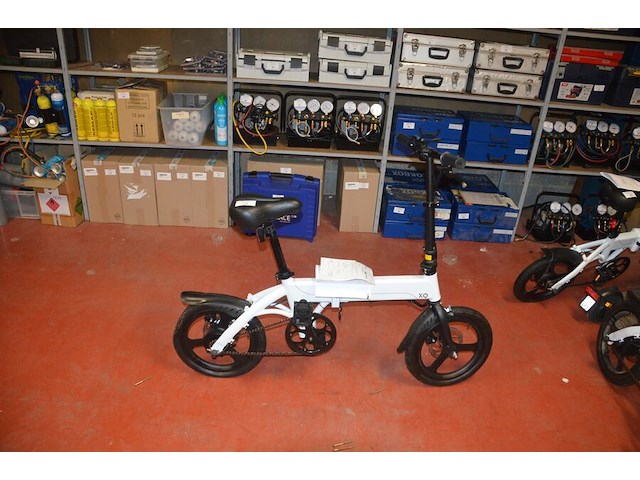 Folding e-bike xqisit x-160 zonder lader met sleutel (b436) - afbeelding 1 van  15
