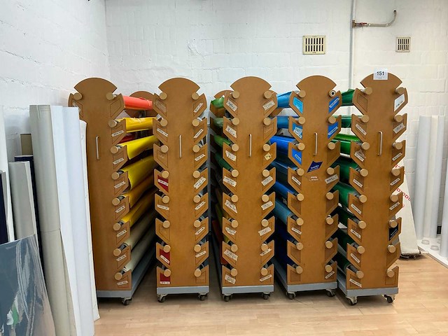 Folierolkarren (5x) - afbeelding 1 van  3