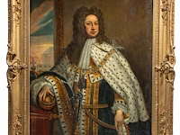 Follower of godfrey kneller (1646-1723), portrait of king george i of great britain and ireland, 1718, oil on canvas 127 x 102 cm. (50 x 40.15 in.), frame: 160 x 135 cm. (62.99 x 53.14 in.) - afbeelding 2 van  8