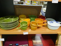 Fondue borden met sauskommetjes - afbeelding 1 van  1