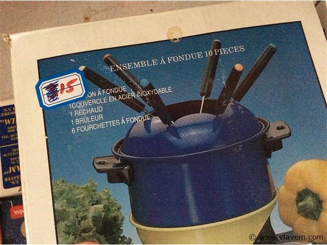 Fondue set 2stuks - afbeelding 2 van  2