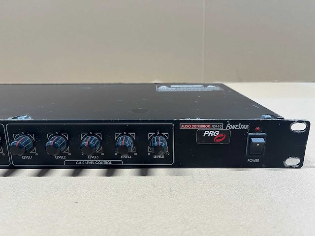 Fonestar fdt-10 audio signal distributor - afbeelding 3 van  6