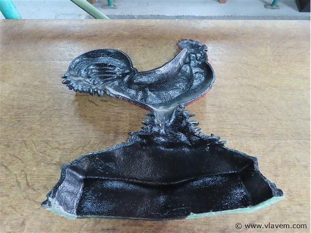 Fonten haan 35x26cm - afbeelding 4 van  4