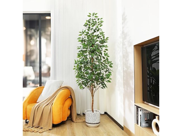 Fopamtri kunstplant groot 180cm - afbeelding 5 van  6