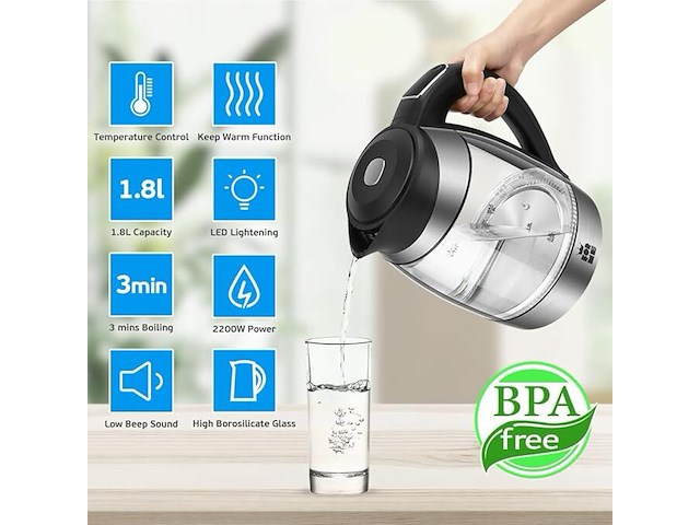 For me glazen waterkoker - afbeelding 3 van  4