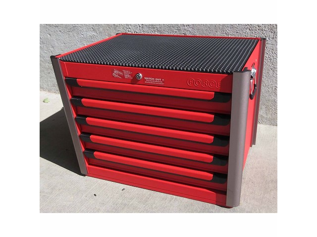 Force 10225r gereedschapskist met 5 laden - leeg - afbeelding 1 van  2