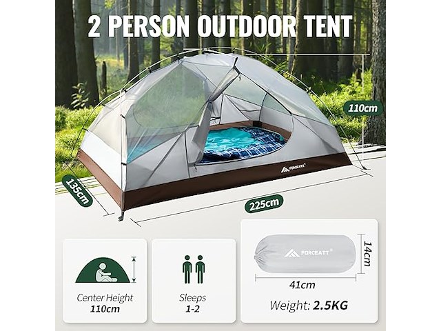 Forceatt kampeertent - afbeelding 3 van  4