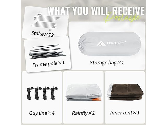 Forceatt kampeertent - afbeelding 4 van  4