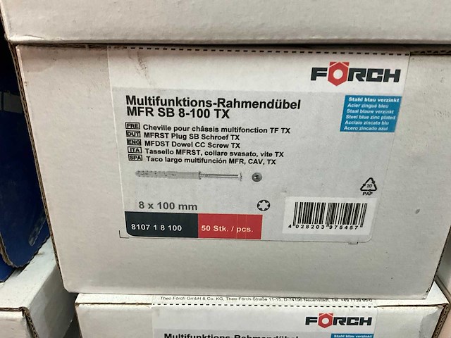 Forch-berner-spax partij bevestigingsmateriaal - afbeelding 6 van  6