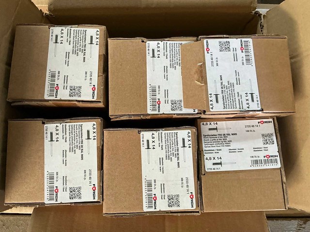 Forch en reco partij diverse popnagels - afbeelding 2 van  4