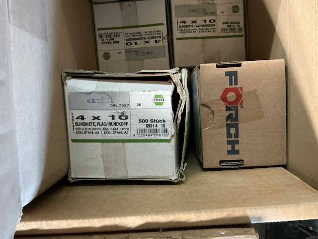 Forch en reco partij diverse popnagels - afbeelding 4 van  4