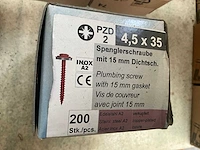 Forch partij diverse nokschroeven op kleur(2200x) - afbeelding 8 van  9
