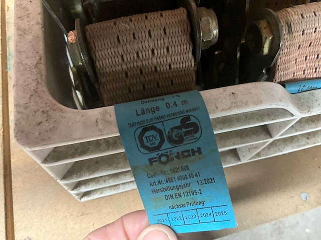 Forch partij diverse spanriemen en toebehoren - afbeelding 9 van  9