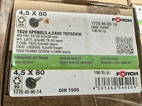 Forch tx20 nokschroeven (1000x)