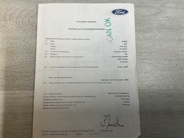 Ford - 2016 - tourneo courier - personenauto - afbeelding 43 van  50