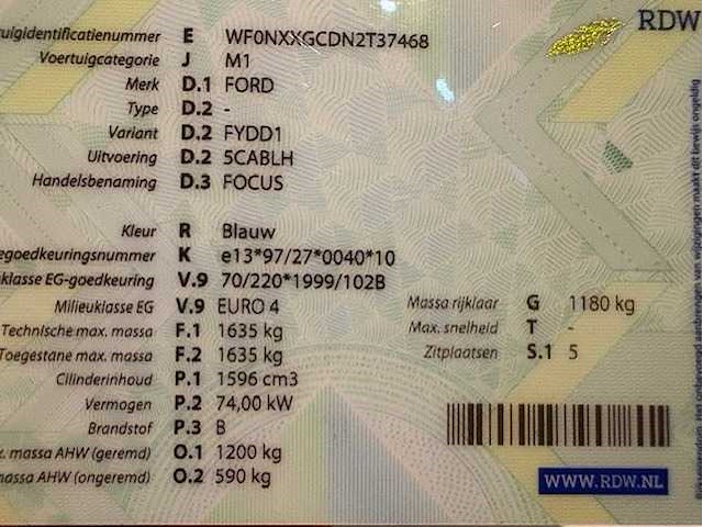 Ford - focus wagon - 1.6-16v cool edition - car - 2002 - afbeelding 7 van  15