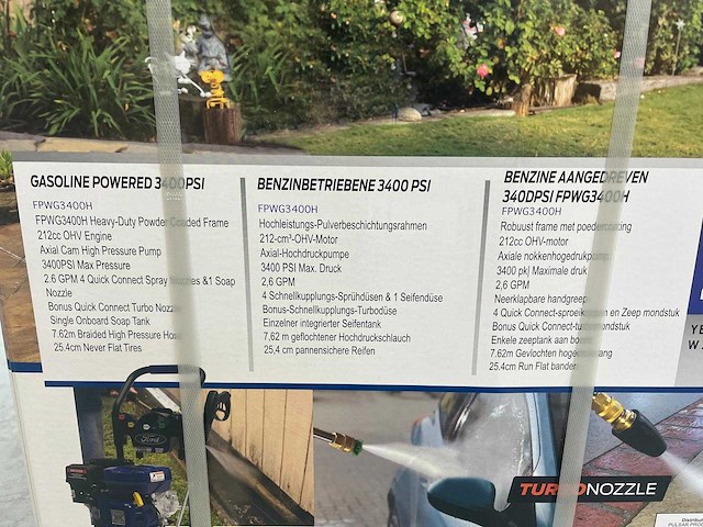 Ford - fpwg3400 - hogedrukreiniger 234 bar - afbeelding 6 van  14